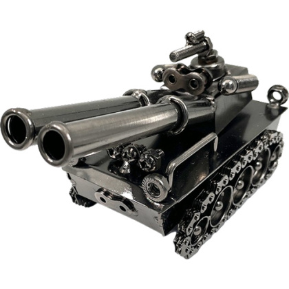 RW MINIS NON FIRING DOUBLE BARREL TANK 1:5 SCALE REPLICA