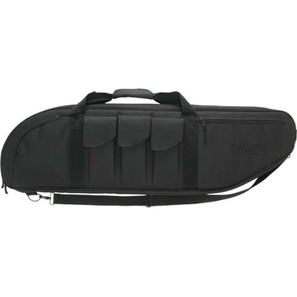 ALLEN BATTALION TACT CASE 38" W/3-POCKETS 2 MAGS EACH BLACK