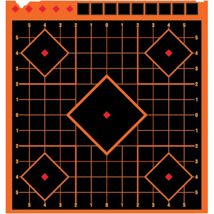 ALLEN EZ AIM REFLECTIVE TARGET 9" BULLSEYE 4-PACK