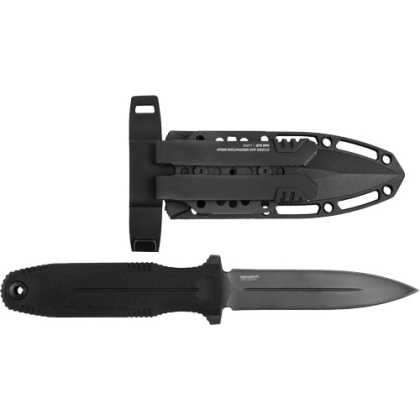 SOG KNIFE PENTAGON FX BLACKOUT 4.77" DBL EDGE BLADE BLACKOUT!