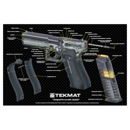 TEKMAT ARMORERS BENCH MAT 11"x17" FOR GLOCK 17 G4 CUT!
