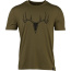 BROWNING SS PERF CAMP SHIRT WHITETAIL LOGO GREEN LARGE*