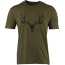 BROWNING SS PERF CAMP SHIRT MULE DEER LOGO GREEN LARGE*