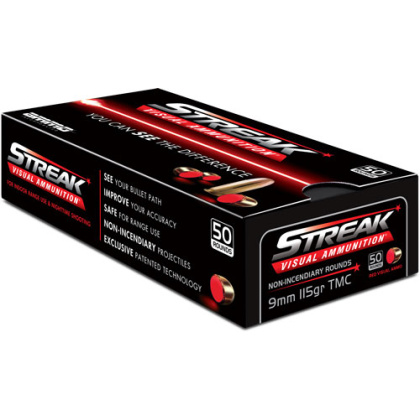 AMMO INC 9MM LUGER 115GR TMC RED STREAK 50RD 20BX/CS