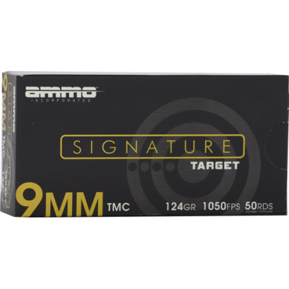 AMMO INC 9MM LUGER 124GR TMC 50RD 20BX/CS