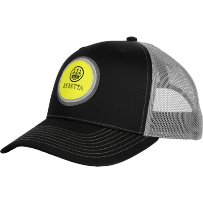 BERETTA CAP BXP RICH 112 TRCKR CIRCLE PATCH MESH BLK/YELLOW!