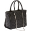 BULLDOG CONCEALED CARRY PURSE QUILTED TOTE STYLE BLACK<<