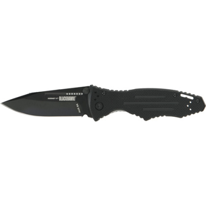 BLACKHAWK KNIFE HORNET II 3.25 " SPRING ASSIST G10 PLAIN EDG!