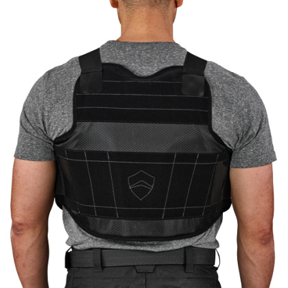 BULLETSAFE CONCEALABLE BLLTPRF VEST LARGE BLACK W/CLS ARMOR