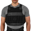 BULLETSAFE CONCEALABLE BLLTPRF VEST MEDIUM BLACK W/CLS ARMOR