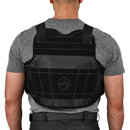 BULLETSAFE CONCEALABLE BLLTPRF VEST X-LRG BLACK W/CLS ARMOR