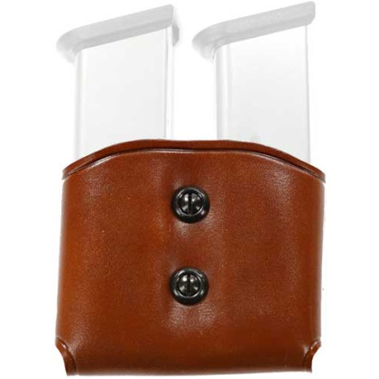 GALCO DOUBLE MAG CARRIER TAN 45/10 SINGLE COLUMN MAGS<