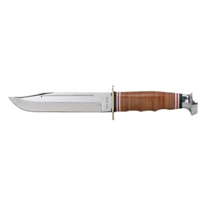 KA-BAR MARINE HUNTER 5.875" W/LEATHER SHEATH