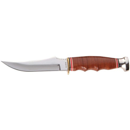 KA-BAR SKINNER 4.375" W/LEATHER SHEATH