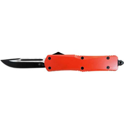 TEMPLAR KNIFE LARGE OTF BLAZE ORANGE 3.5" BLACK DROP POINT