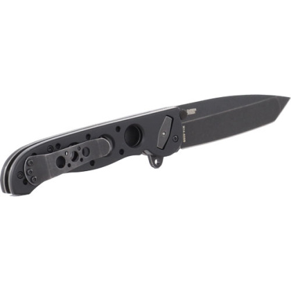 CRKT M16-02DB 3.1" PLAIN EDGE TANTO BLACK BLD W/DEADBOLT AST