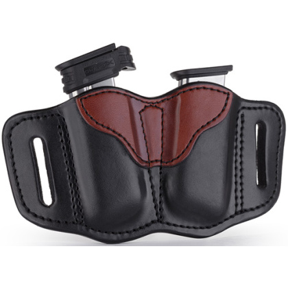 1791 M2.1 DOUBLE MAG CARRIER FOR SINGLE STACK MAGS BRN/BLK!