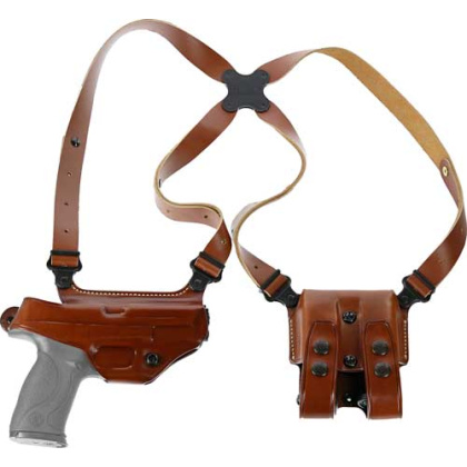 GALCO MIAMI SHOULDER SYSTEM RH LEATHER S&W M&P 9/40 TAN<