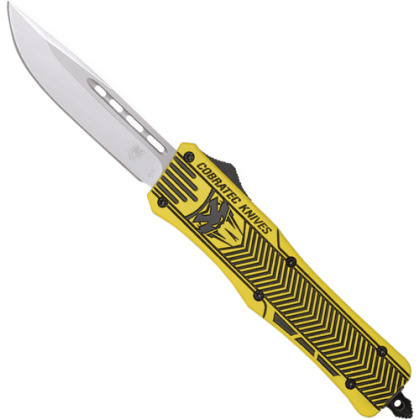 COBRATEC MEDIUM CTK1 OTF CERAKOTE YELLOW/BLK 3" DS
