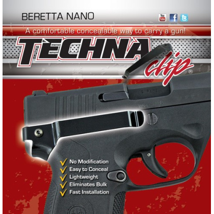 TECHNA CLIP HANDGUN RETENTION CLIP BERETTA NANO RIGHT SIDE