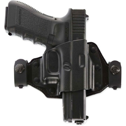GALCO QUICK SLIDE BELT HOLSTER RH HYBRID S&W M&P 9/40 BLACK<