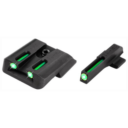 TRUGLO SIGHT SET S&W M&P TRITIUM/FIBER OPTIC GREEN