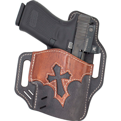 VERSACARRY ARC ANGEL VINTAGE HOLSTER OWB GREY/TAN SIZE 4!