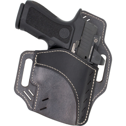 VERSACARRY HORIZON HOLSTER OWB GREY BASE BLACK PATCH SIZE 3!