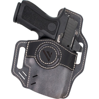 VERSACARRY LUNA HOLSTER OWB GREY BASE BLACK PATCH SIZE 4!