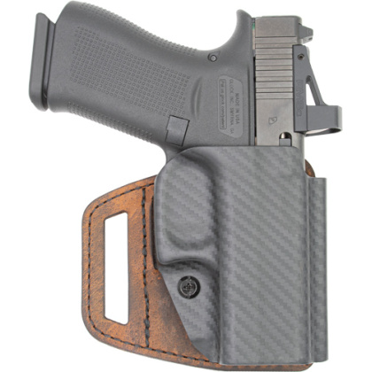 VERSACARRY VSLIDE HOLSTER OWB HYBRID S&W SHIELD EZ POLY/BRWN