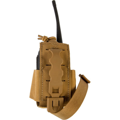 GREY GHOST GEAR RADIO POUCH SMALL LAMINATE COYOTE BROWN