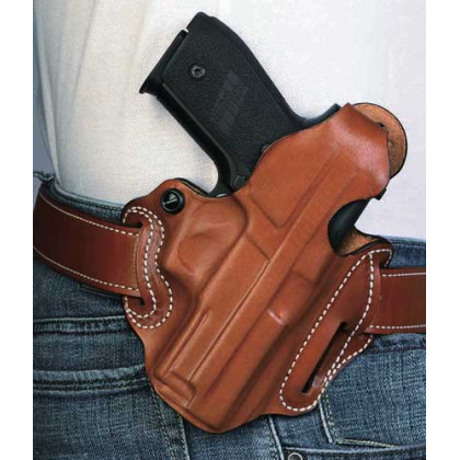 DESANTIS THUMB BREAK SCABBARD RH OWB LTHER M&P SHLD 9 EZ TN!