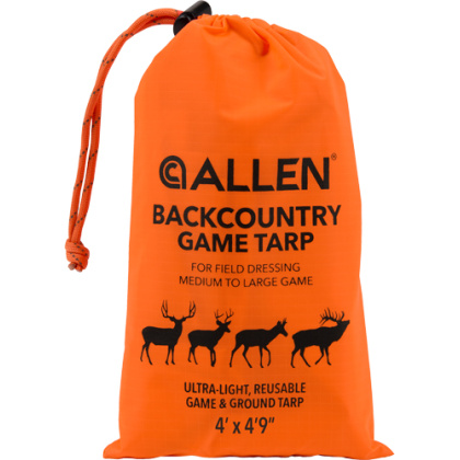 ALLEN BACKCOUNTRY GAME TARP 4' X 4'9" BLAZE ORANGE!