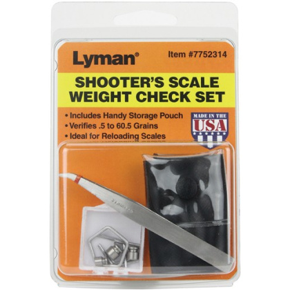 LYMAN SHOOTER'S SCALE WEIGHT CHECK SET !