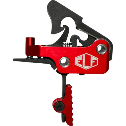 ELFTMANN TRIGGER APEX AR-15 STRAIGHT ADJ 2.75-7LBS RED!