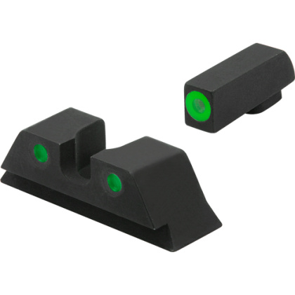 MEPROLIGHT HYPER BRIGHT TRIT SET GREEN/GRN FOR STND GLOCKS!