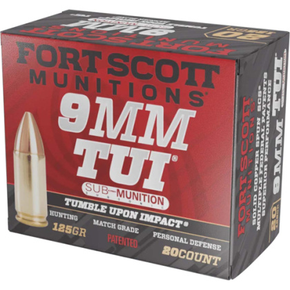 FORT SCOTT 9MM LUGER 125GR TUI