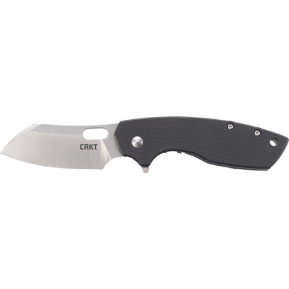 CRKT PILAR LARGE 2.66" PLAIN EDGE FOLDING BLADE W/G-10 HND!