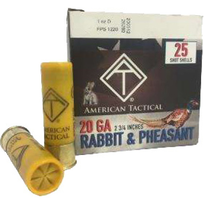 ATI GAME LOAD 20GA 2.75" 1OZ #7.5 250RD CASE LOT