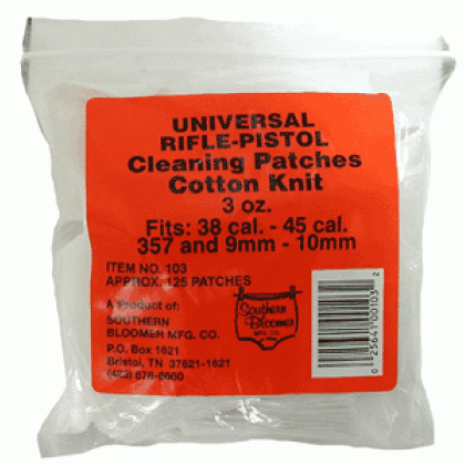 SOUTHERN BLOOMER UNIVERSAL CLEANING PATCH 2.5"X2.5" 125PK