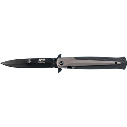 S&W KNIFE M&P DAGGER 4" BLADE BLACK/FDE W/ POCKET CLIP