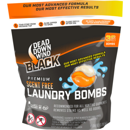 DDW BLACK PREMIUM LAUNDRY BOMBS 36CT