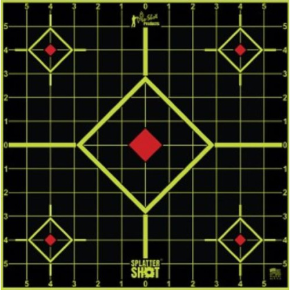 SPLATTER SHOT TARGET SIGHT-IN 12" GREEN PEEL/STICK 12EA