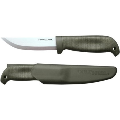 COLD STEEL FINN HAWK 4" CURVED BELLY BLADE W/ SECURE-EX SHTH