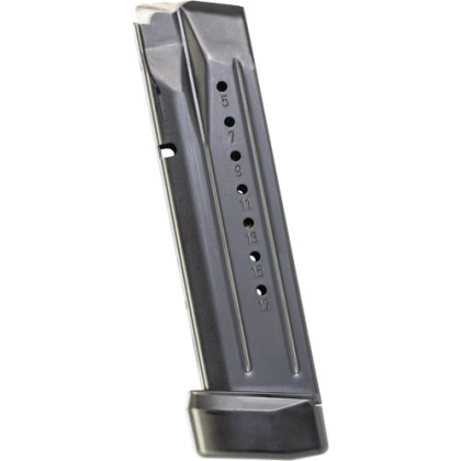 S&W MAGAZINE M&P9 M2.0 PC COMPETITOR 17 RD BLK ALUMINUM
