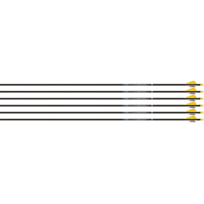 EASTON ARROW SONIC 6.0 400 W/2" BULLY VANES 6-PACK