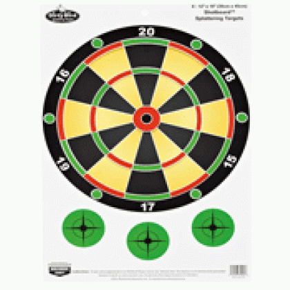 B/C TARGET PREGAME 12"X18" SHOTBOARD 8 TARGETS