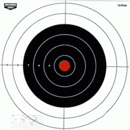 B/C TARGET EZE-SCORER PAPER 12" BULL'S-EYE 13 TARGETS