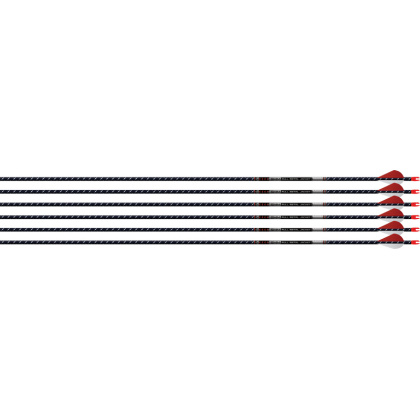EASTON ARROW 5MM FMJ 500 6-PACK W/ 2" BLAZER VANES