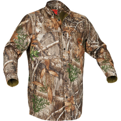 ARCTIC SHIELD TREK BUTTON UP SHIRT REALTREE EDGE LARGE!